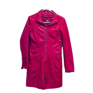 Danier Red Leather Jacket with removable lining CDN 2XS, U.S 4, EURO 34-…